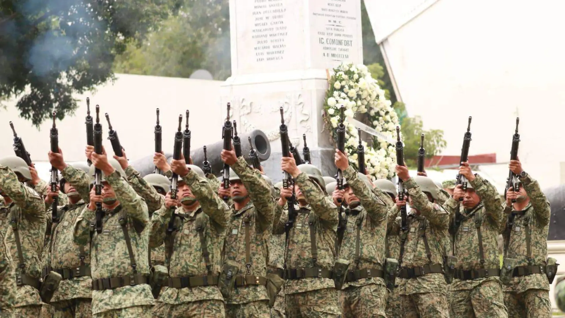 Conmemoran en Los Pinos el CLXXVII Aniversario de la Batalla del Molino del Rey